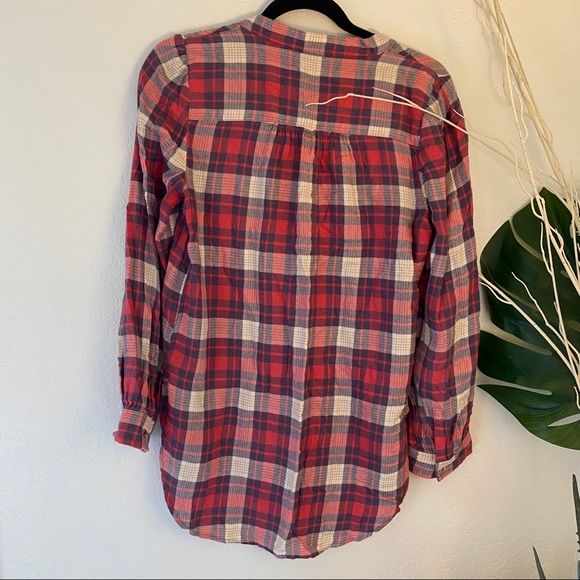 Anthropologie Super Soft Plaid Button Down - Picture 8 of 9